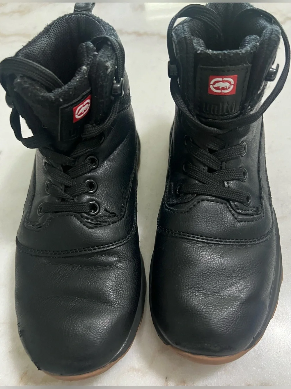 Ecko Unltd. Joseph-15 B Youth Boys Black Lace-up Boots Size 1